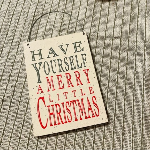Mini Christmas Hanging Sign - Picture 1 of 6